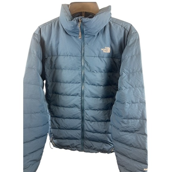 The North Face Puffer Jacket Coat Blue Down Aconcagua Men's Size Small - Picture 1 of 6